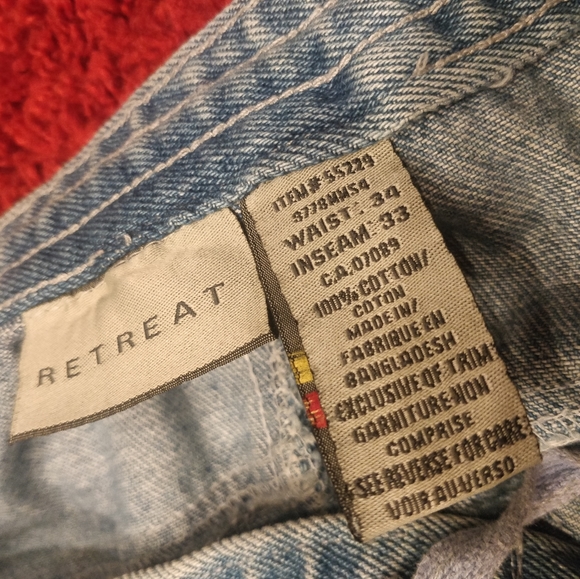 Baggy blue jeans [Retreat] - Picture 3 of 4